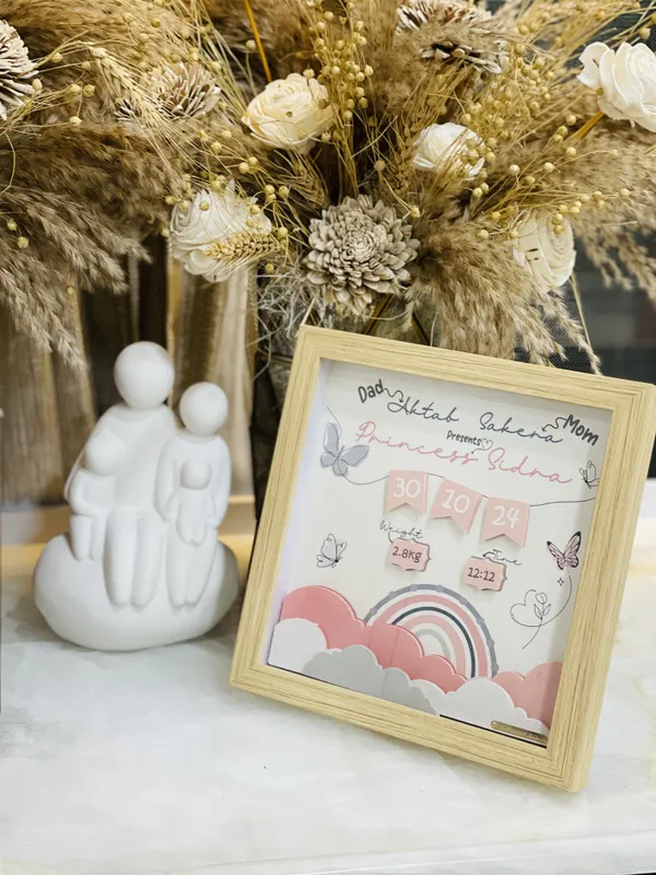 3d_Baby_Birth_record_Keepsake_Frame