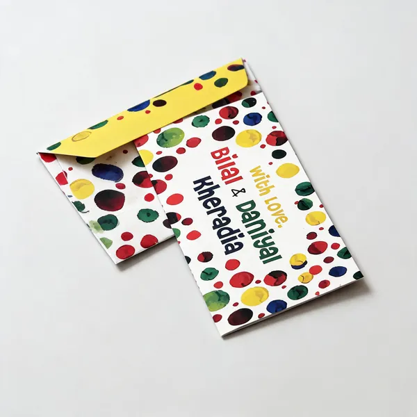 Personified_White_Multicolour_Polka_Dot_Envelope_And_Card_Set_24Pc
