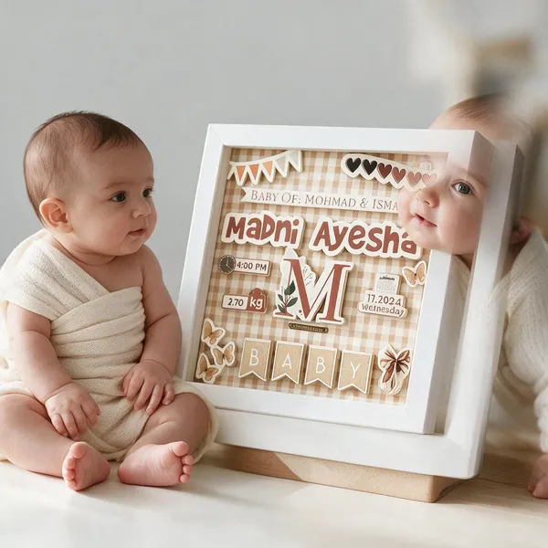 3d_Personalized_Baby_Birth_Announcement_Frame