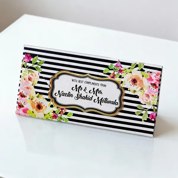 Personified_Black_White_Floral_Striped_Printed_Envelope_Pack_Of_25