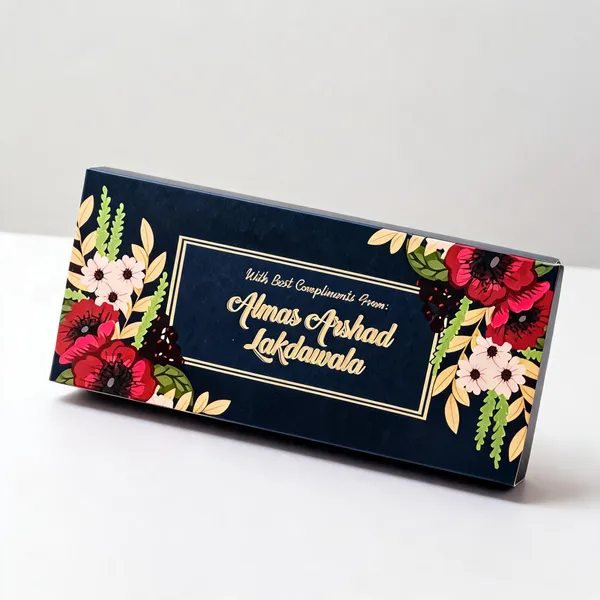 Personified_Gold_Red_Navy_Floral_Printed_Invitation_Card_Set_25Pc