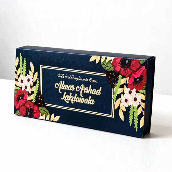 Personified_Gold_Red_Navy_Floral_Printed_Invitation_Card_Set_25Pc
