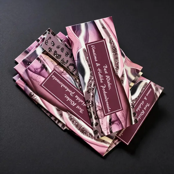Pink_Maroon_Personalised_Wedding_Printed_Envelope_Pack_Of_25