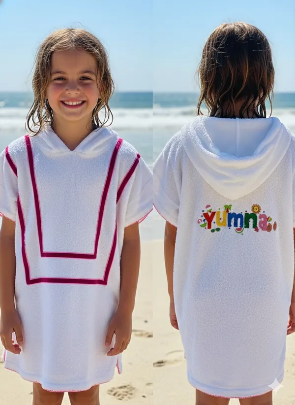 White_Terry_Hooded_Beach_Poncho_for_Kids