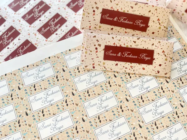 abstract_print__envelop_&_sticker_set