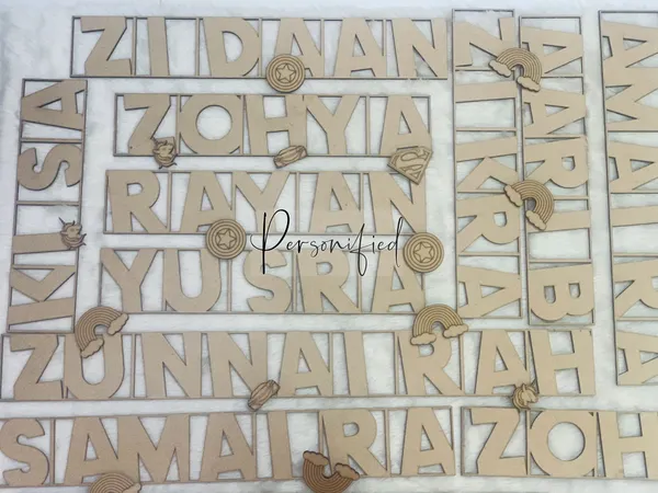 Mdf_Personalised_Names_diy_kit_with_colours
