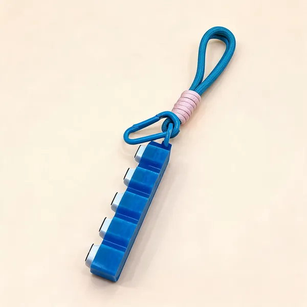 Blue_Pla_Custom_Name_Fidget_Clicker_Keychain