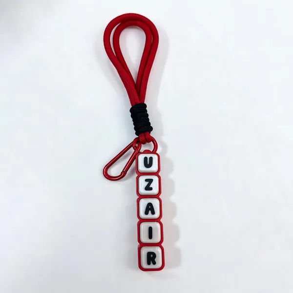 Red_&_Black_Pla_Custom_Name_Fidget_Clicker_Keychain