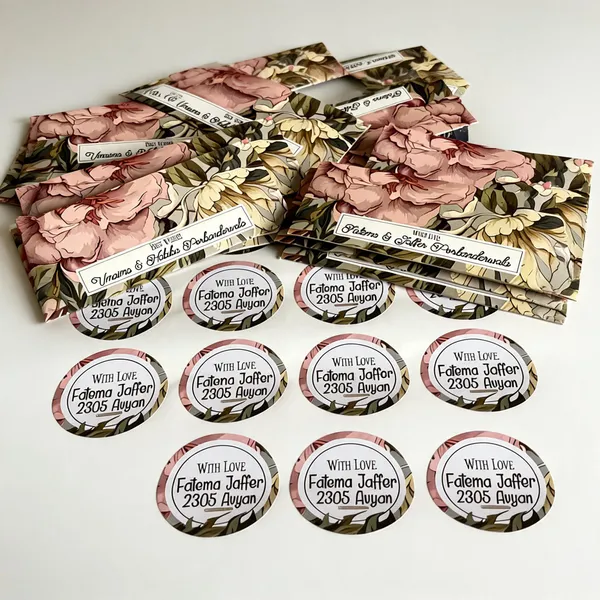 Personified_Multicolour_Floral_Printed_Envelope_And_Sticker_Set_24Pc