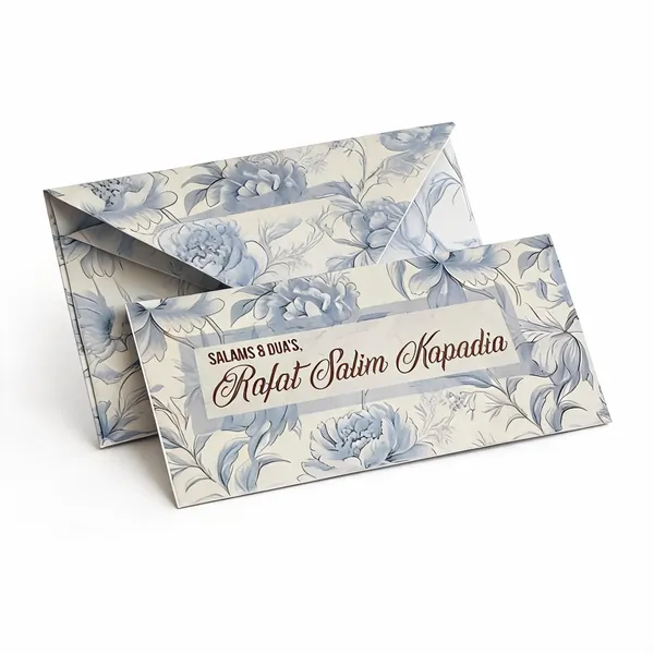 Personified_Blue_Grey_Floral_Wedding_Invitation_Card_And_Envelope_Set_24Pc