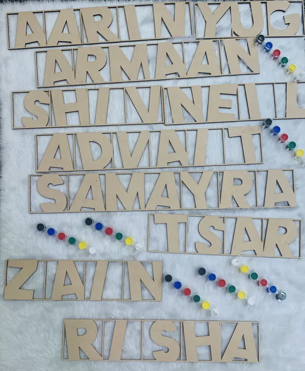 Mdf_Personalised_Names_diy_kit_with_colours