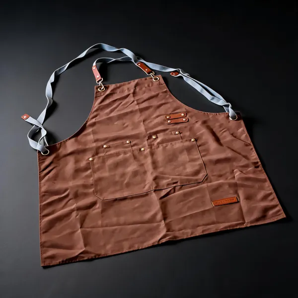 Cotton_Utility_Solid_Brown_Apron