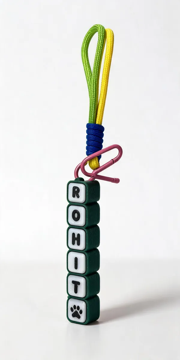 Green_&_Yellow_Pla_Custom_Name_Fidget_Clicker_Keychain