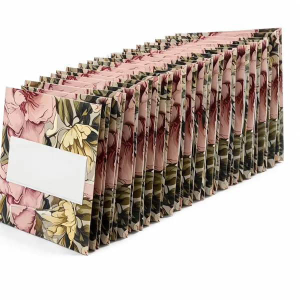 Personified_Pink_Cream_Floral_Printed_Envelope_Pack_Of_25