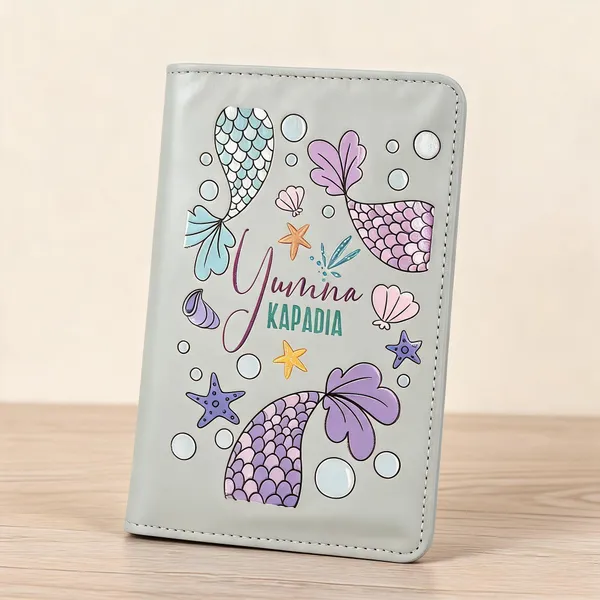 Pastel_Green_Leather_Mermaid_Print_Personalised_Passport_Cover