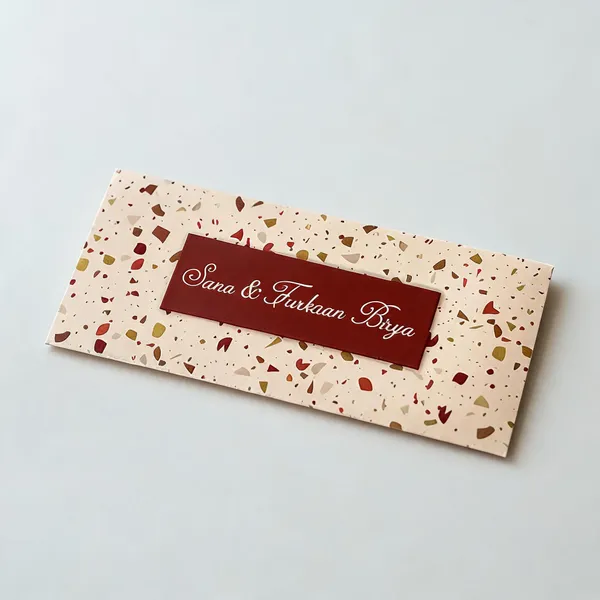 Personified_Maroon_White_Terrazzo_Print_Envelope_And_Sticker_Set_24Pc