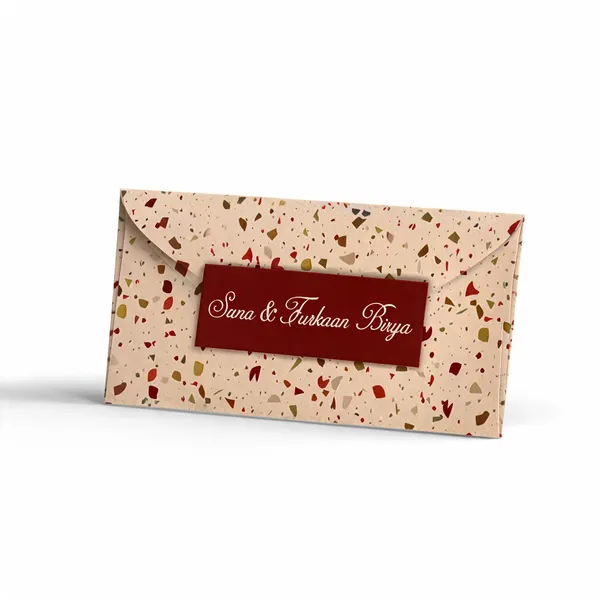 Personified_Maroon_White_Terrazzo_Print_Envelope_And_Sticker_Set_24Pc