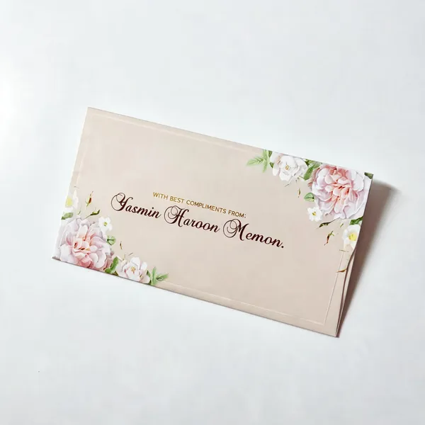 Cream_Pink_Floral_Printed_Envelope_Pack_Of_25