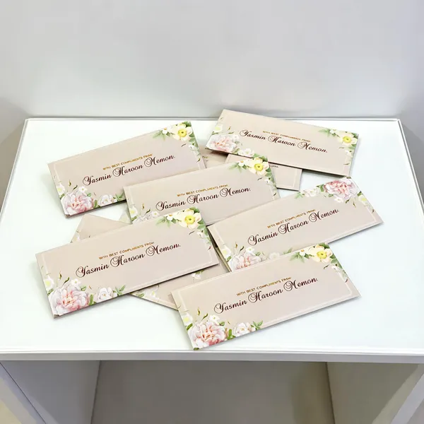 Cream_Pink_Floral_Printed_Envelope_Pack_Of_25
