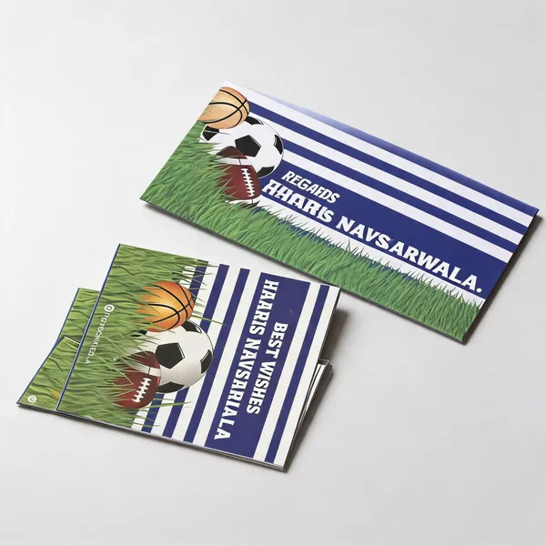 Personified_Blue_White_Sports_Theme_Printed_Card_And_Envelope_Set_24Pc