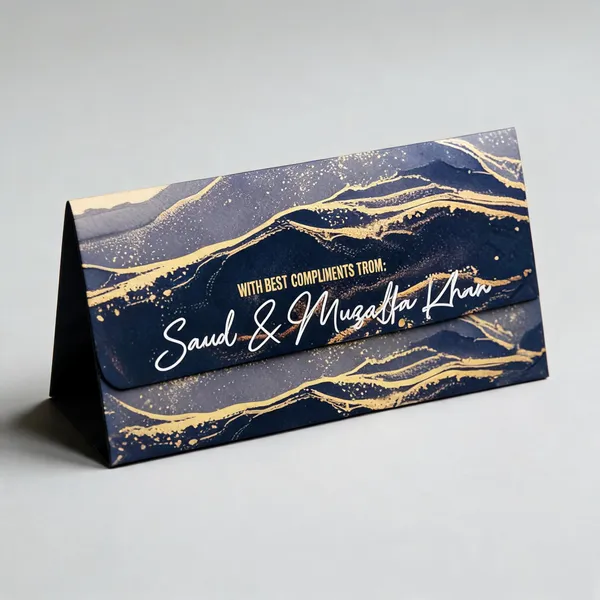 Personified_Navy_Blue_Gold_Marble_Print_Envelope_Pack_Of_25