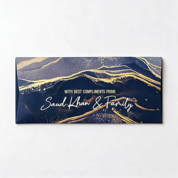 Personified_Navy_Blue_Gold_Marble_Print_Envelope_Pack_Of_25