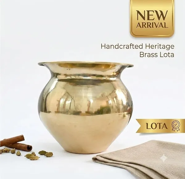 Brass_Traditional_Kalash_Lota_400Ml