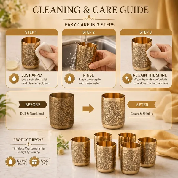 Brass_Traditional_Paisley_Embossed_Tumbler_Glass_Set_Of_6