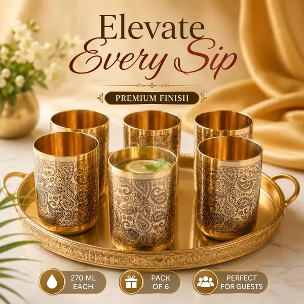 Brass_Traditional_Paisley_Embossed_Tumbler_Glass_Set_Of_6