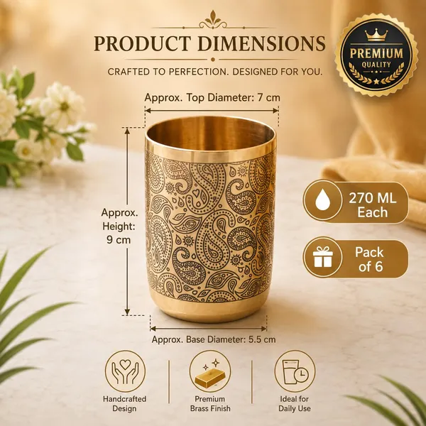Brass_Traditional_Paisley_Embossed_Tumbler_Glass_Set_Of_6