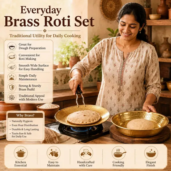Brass_Traditional_Hammered_Parat_And_Roti_Tawa_Kitchen_Bundle