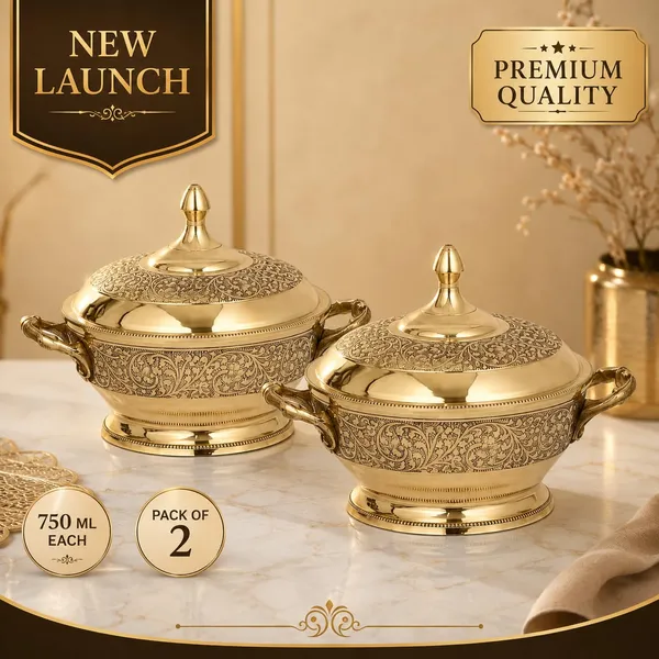 Brass_Traditional_Floral_Embossed_Serving_Handi_With_Lid_Set_Of_2