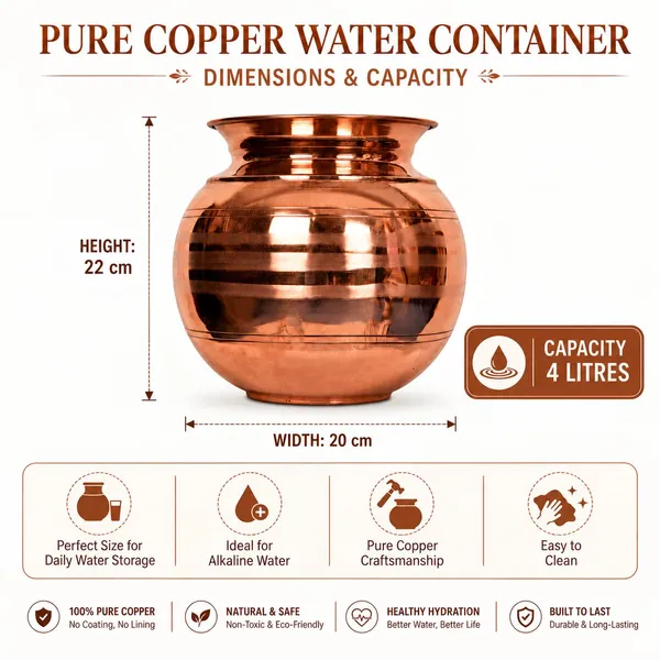 Copper_Traditional_Matka_Style_Water_Container_3L