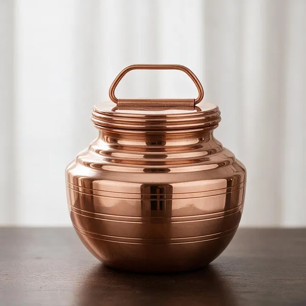 Copper_Traditional_Handi_Kalash_Pot_With_Lid_400Ml