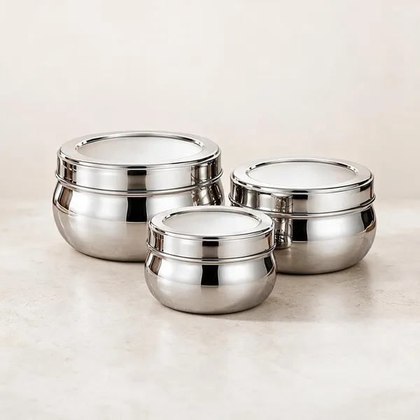 Stainless_Steel_Mirror-Polished_Poori_Dabba_Storage_Containers_Set_Of_3