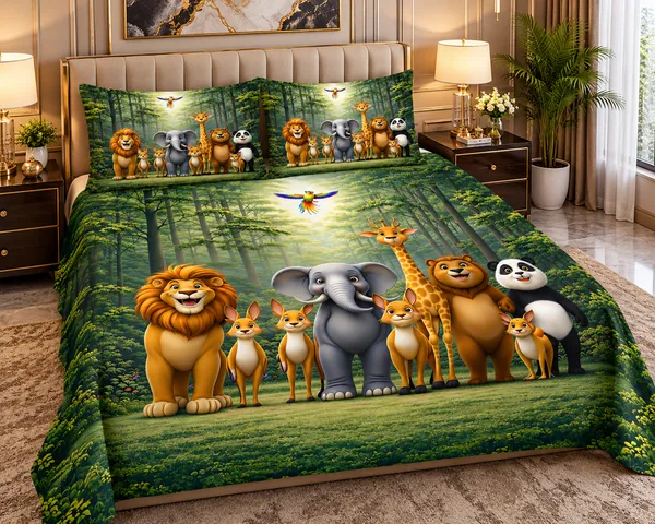 Soft_Fabric_Jungle_Animal_7d_Print_Flat_Double_Bedsheet_With_2_Pillow_Covers_(90x100_Inches)