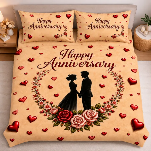 Happy_Anniversary_Floral_7d_Print_Flat_Double_Bedsheet_With_2_Pillow_Covers_(90x100_Inches)
