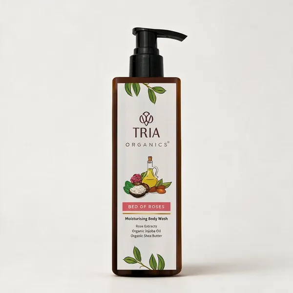 Bed_Of_Roses:_Rose,_Organic_Jojoba_Oil_And_Shea_Butter_Body_Wash_-_Moisturizing_(200Ml)