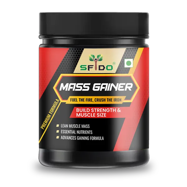 SFIDO_MASS_GAINER_,NaturalMuscle_Growth_&_Body_Weight,_Flavor_Banana,_Pack_of_1_(500GM)