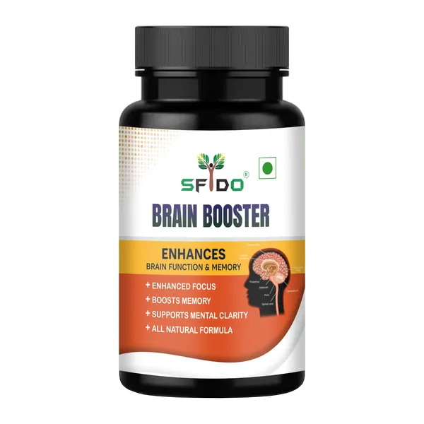 SFIDO_Brain_Booster_|_Brain_Strength_|_Brain_Memory_|_Focus_Brain_And_Mind_Power_|_Ayurvedic_Product_|_Capsule_|_Pack_of_1