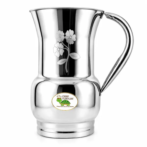 Stainless_Steel_Floral_Print_Water_Jug