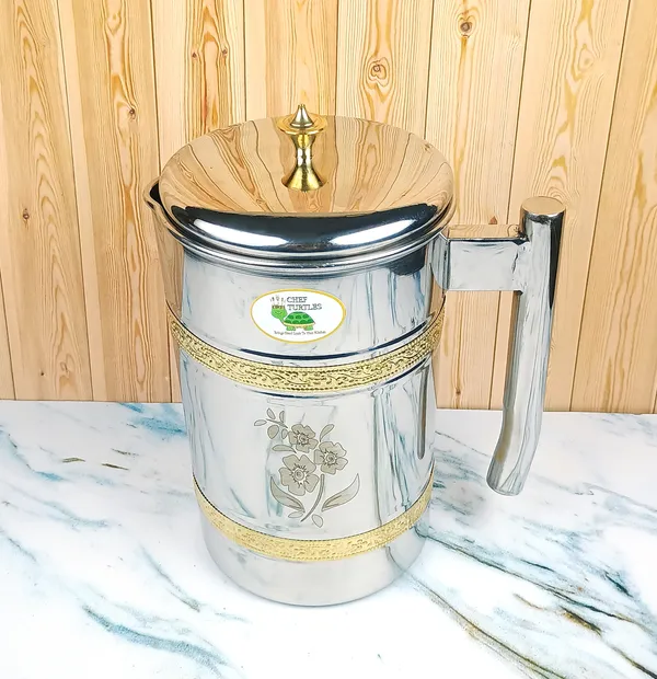 Stainless_Steel_Decorative_Floral_Print_Water_Jug