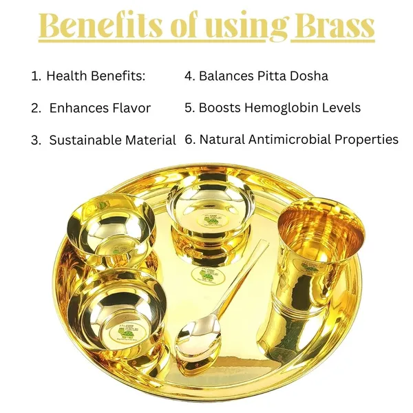 Brass_Traditional_Plain_Thali_Dinner_Set