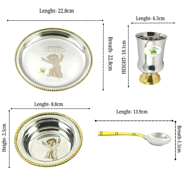 Metallic_Chhota_Bheem_5-Piece_Kids_Dinner_Set