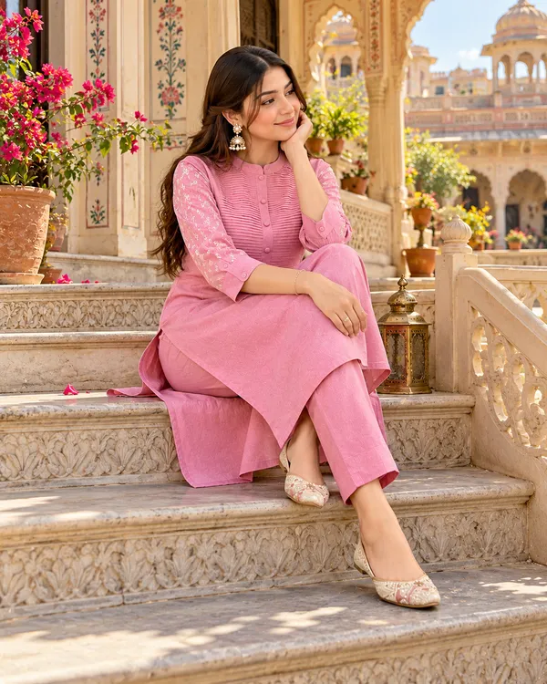 Pink_Kurta_Pant_Set