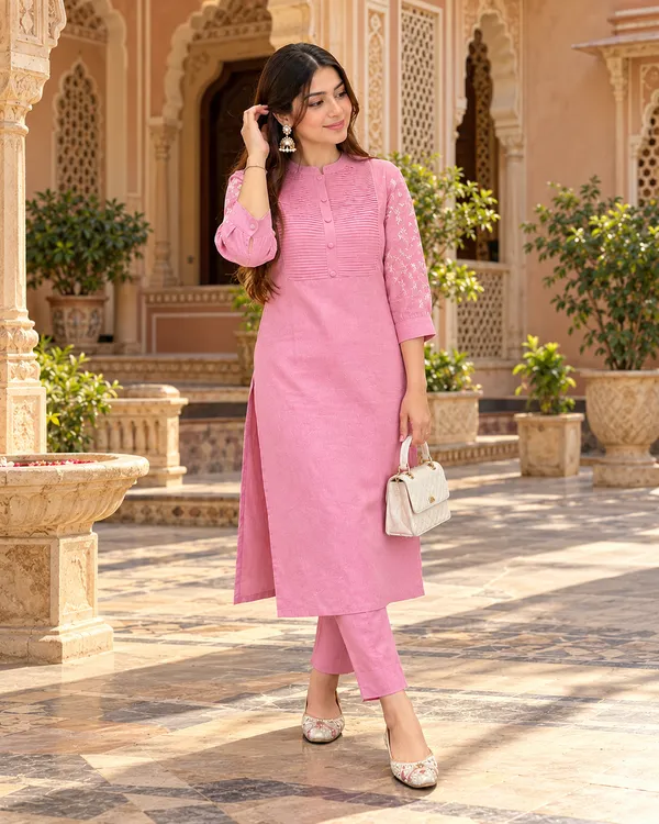 Pink_Kurta_Pant_Set