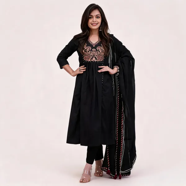 Black_Embroidered_Anarkali_Suit_Set_For_Women