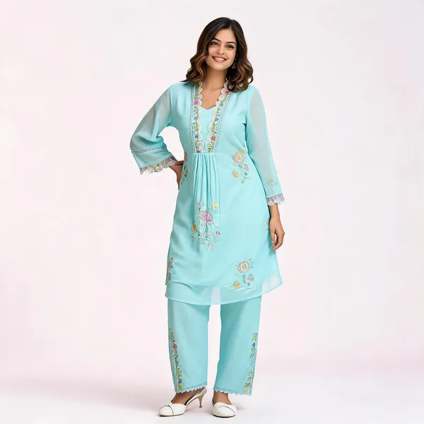 Aqua_Embroidered_Kurta_Palazzo_Set_For_Women