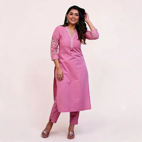 Pink_Cotton_Straight_Kurta_Set_For_Women