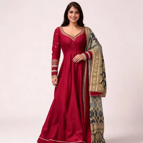 Rani_Pink_Anarkali_Suit_Set_For_Women